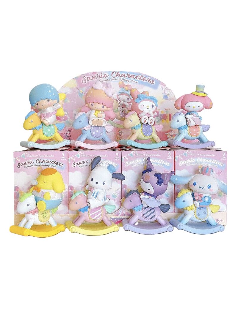 Sanrio Characters Childlike Heart Rocking Horse Series Blind Box