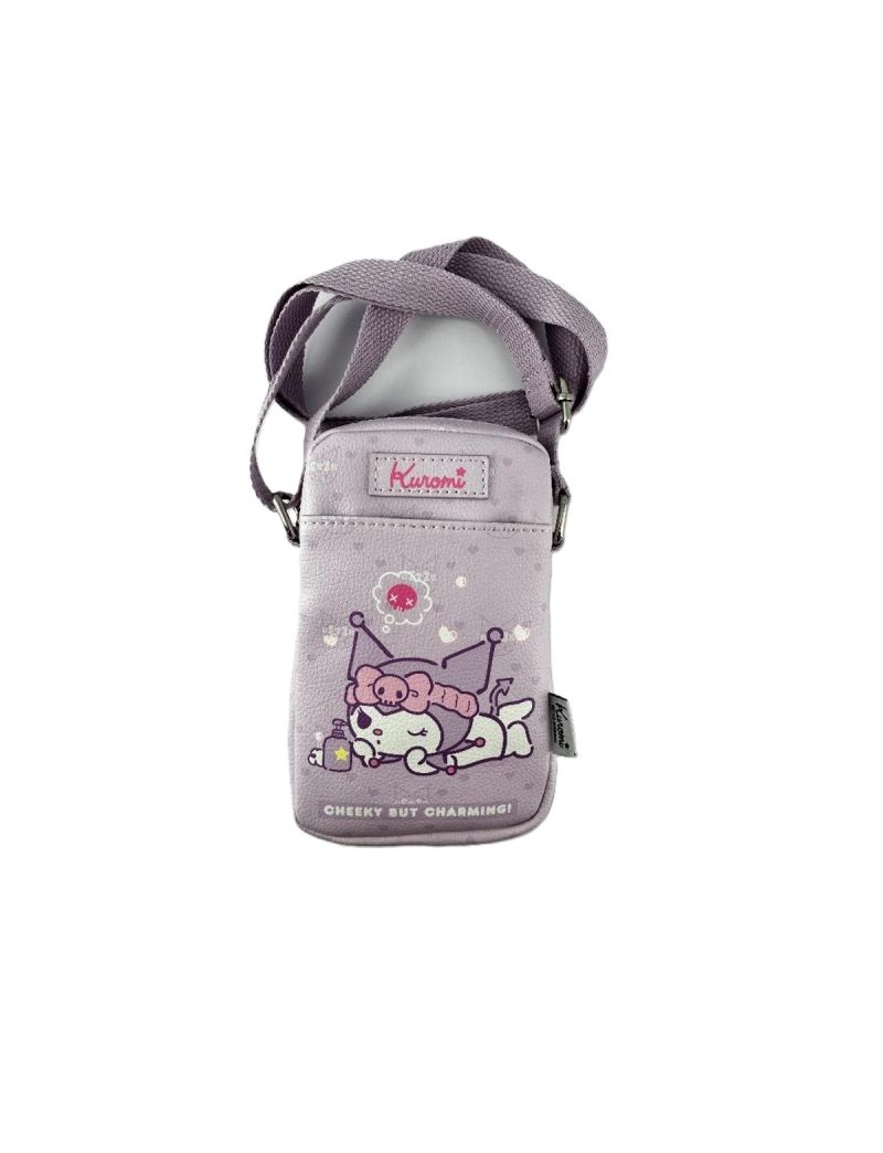 Sanrio Kuromi Phone Crossbody Bag Light Purple