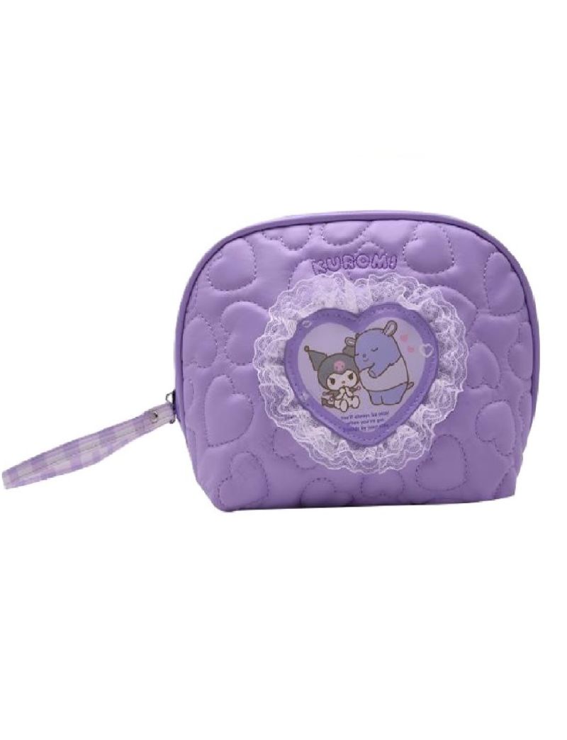 Sanrio Kuromi Purple Shell-Shaped Cosmetic Bag  
