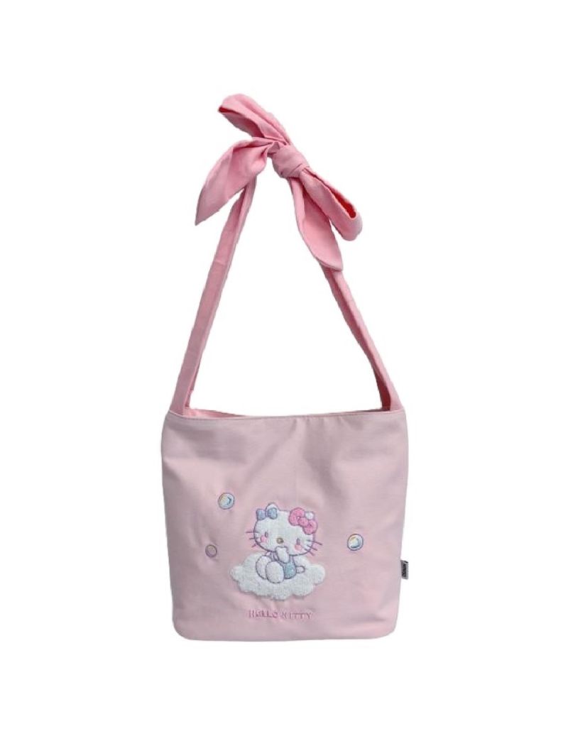  Sanrio Hello Kitty Pink Bowknot Handheld Bag 