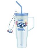 Disney Lilo & Stitch Collection Plastic Tumbler with Straw 1250ml Blue
