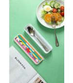BT21 Collection Beige Flatware Fork & Spoon Set