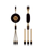 Harry Potter Black 3-in-1 Charging Cable