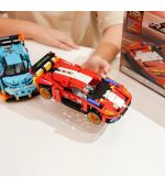 MINISO Toys Pull Back Racing Car Series Building Blocks