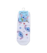Disney Stitch Dinner Party Ankle Socks 1Pair Loving Stitch Size 5-7.5