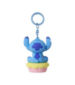 Disney Stitch Dinner Party Strawberry Cupcake Keychain 