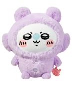Chiikawa Momonga Pajama Vinyl Face Plush Soft Toy In Drawstring Bag