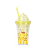 Sanrio Hello Kitty & Friends Sweet Factory Pompompurin Yellow Plastic Tumbler 320ml