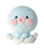 MINISO Ocean Series 9 Inch Light Blue Octopus Plush Soft Toy