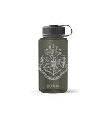 Harry Potter Hogwarts Plastic Black Cool Water Bottle With Handle 800ml
