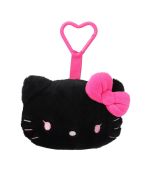 Sanrio Hello Kitty & Friends Hello Kitty Black Head Shaped Plush Pendant