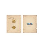 One Piece Collection Retro Metal Button Envelope Book (80 Sheets)