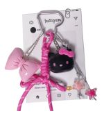 Sanrio Hello Kitty & Friends Hello Kitty Black & Pink Cute Face Pendant