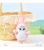 Mofusand Ice Cream Collection Pink Plush Pendant