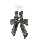 MINISO Printed Dark Green Bow Hairband