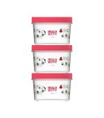 Sanrio Hello Kitty & Friends Food Storage Containers 3 Piece Set