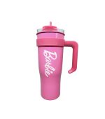 Barbie Pink Steel Cup & Straw 1600ml