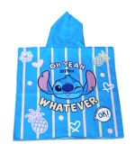 Disney Lilo & Stitch Poncho Hood Bath Towel 