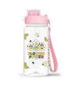 Daisy Minions Collection Pink Plastic Bottle & Strap 640ml