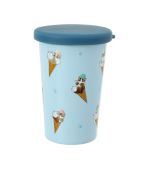 Mofusand Ice Cream Collection Blue Coffee Travel Mug