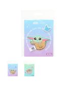 Star Wars Grogu Plush Embroidered Sticker (Assorted Colours)
