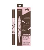 MINISO 2-in-1 Dual Tips Eyeliner Cool Brown 
