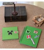 Minecraft Holes Wire Bound Notebook 80 Sheets