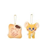Tom & Jerry Gokko Series Couple Jerry & Toast Plush Pendant