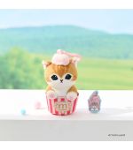 Mofusand Ice Cream Collection Pink Ice Cream Cup Plush Pendant
