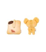 Tom & Jerry Gokko Series Couple Jerry & Toast Plush Pendant