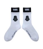 Star Wars Darth Vader White Crew Socks