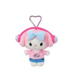 Sanrio Hello Kitty & Friends My Melody Citywalk Collection 6 Inch Headset Plush Pendant