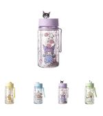 Sanrio Assorted Character Water Bottle With Strap 300ml