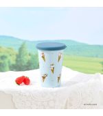 Mofusand Ice Cream Collection Blue Coffee Travel Mug