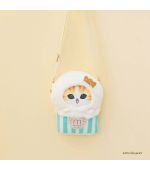Mofusand Ice Cream Collection Gren Plush Crossbody Bag