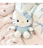 Sanrio Hello Kitty & Friends Hello Kitty Blue & White 10 Inch Sitting Plush Soft Toy