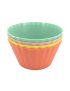 Colorful Plastic Ice Cream Bowls (4 pcs)