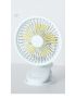 Miniso 1200mAh White Mini Clip On Fan