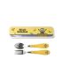 Minions Collection Yellow Flatware Fork & Spoon Set