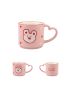 Pink Romance Series Cute Bear Ceramic Mug 400ml