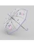 Sanrio characters Transparent Long-handled Umbrella(Kuromi)