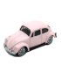 Alloy Car Model 3 Inch Pink Volkswagen Beetle