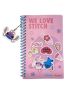 Disney Stitch Collection B6 Rotating Wheel Wire-Bound Notebook Angel
