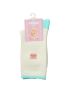 LuLu The Piggy Collection Embroidered Crew Socks 1 Pair Size 4.5-6.5