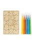 Colouring Puzzle - Penguin
