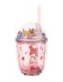 Sanrio Characters Portable Water Bottle (435mL)(Pink)