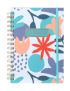 Flora Light Blue Memo Book