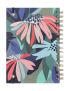 Floral Memo Book - Dark Blue