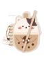 Milk Tea Series Kitten Wirebound Memo Pad 80 Sheets