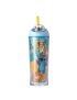 Disney Lilo & Stitch Collection Rotating Ball Water Bottle With Straw 385ml Stitch